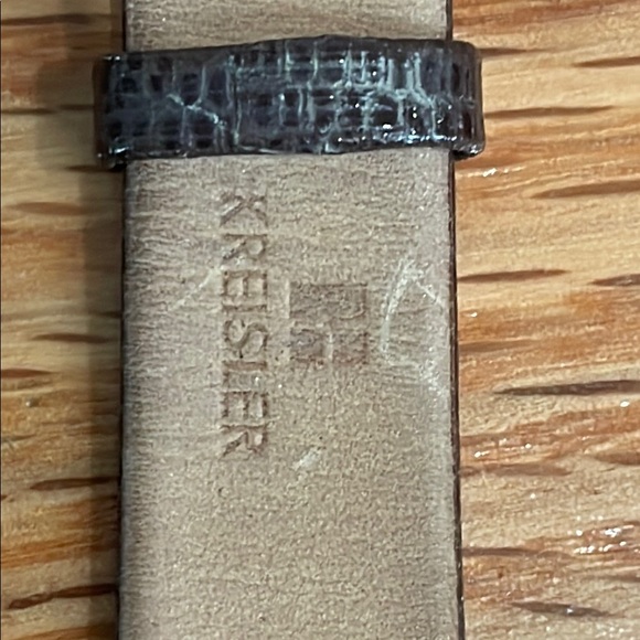 Seiko Gold Case with Black Strap Watch